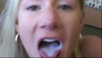 Big Natural Tits Cum In Mouth Cum Swallowing Homemade 