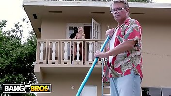 Mask Teen Blonde Blowjob 